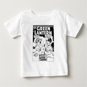 T-shirt Pour Bébé Lanterne verte vs Sinestro, noir et blanc