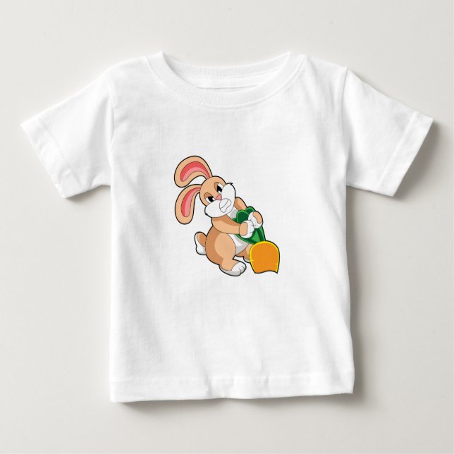 T-shirt Pour Bébé Lapin avec carotte (Devant)