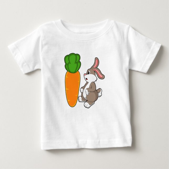 T-shirt Pour Bébé Lapin avec carotte (2).PNG (Devant)