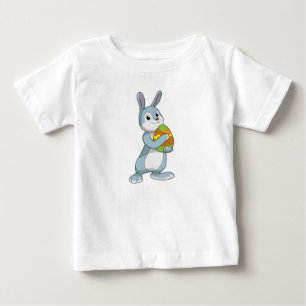 T-shirt Pour Bébé Lapin avec oeuf