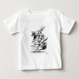 T-shirt Pour Bébé Lapin blanc préparé en tant que héraut
