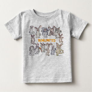 T-shirt Pour Bébé Lapin Cartoon lapins Drôle Baby