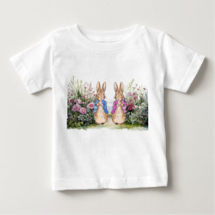 T-shirt Pour Bébé Lapin classique aux lapin veste bleue