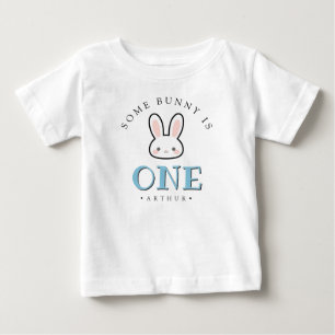 T-shirt Pour Bébé Lapin de birthday personnalisé 1er anniversaire 
