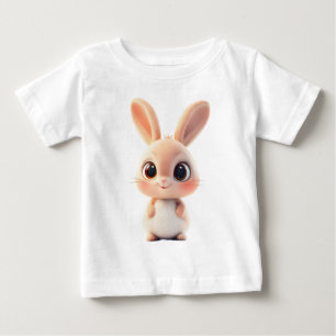 T-shirt Pour Bébé Lapin de dessin animé mignon – Conception de lapin
