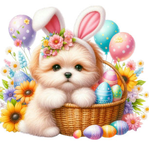 T-shirt Pour Bébé Lapin de Pâques mignon – Illustration Joyeuse de J