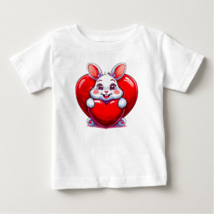 T-shirt Pour Bébé Lapin de style cartoon