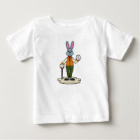 Lapin gentleman avec canne