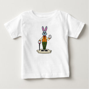 T-shirt Pour Bébé Lapin gentleman avec canne