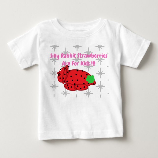 T-SHIRT POUR BÉBÉ LAPIN IDIOT (Devant)