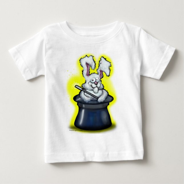 T-shirt Pour Bébé Lapin Magique (Devant)