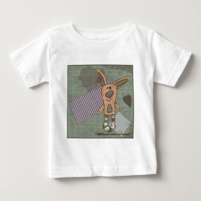 T-shirt Pour Bébé Lapin primitif (Devant)