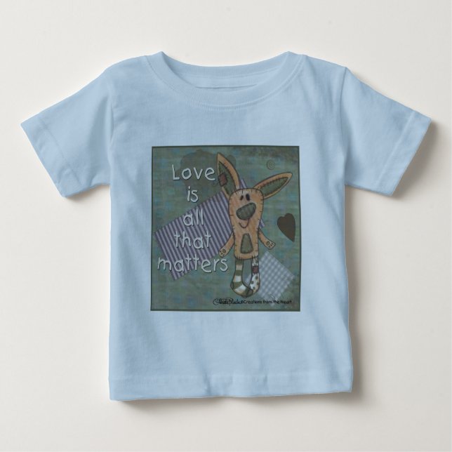T-shirt Pour Bébé Lapin primitif (Devant)