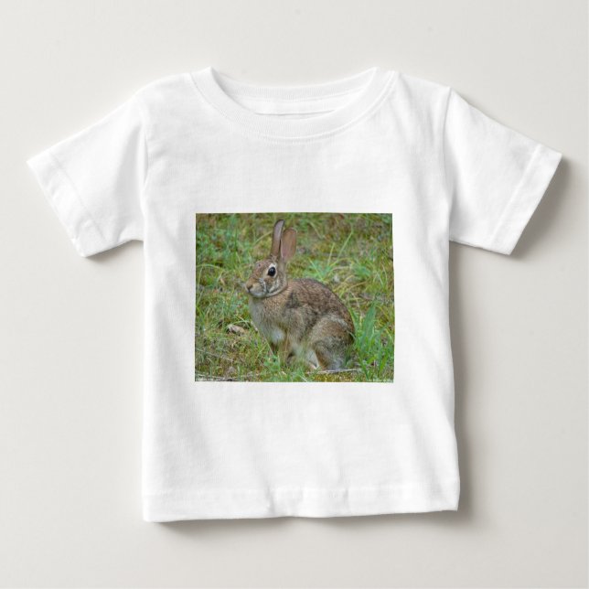 T-shirt Pour Bébé Lapin sauvage Est Cottontail II Vêtements et cadea (Devant)