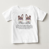 Lapin sourd : Je suis sourd dans une chemise des