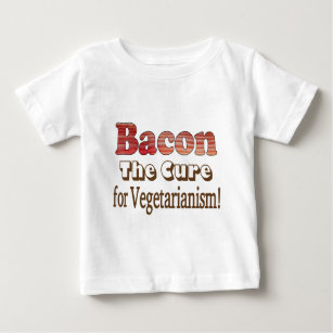 T-shirt Pour Bébé Lard végétarien