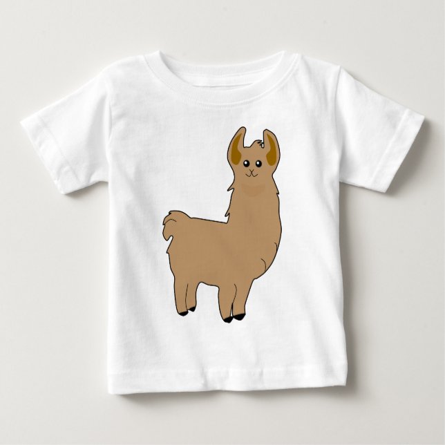 T-shirt Pour Bébé Larry le lama (Devant)