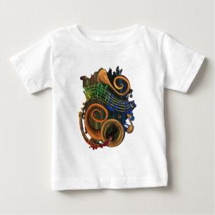 T-shirt Pour Bébé L'ART de la musique