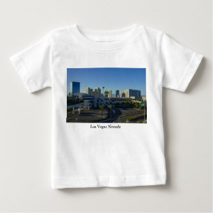 T-shirt Pour Bébé Las Vegas Strip à l'avant