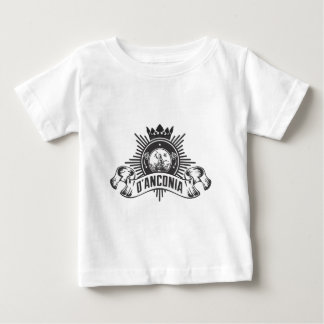 T-shirt Pour Bébé L'atlas officiel a gesticulé le cuivre de