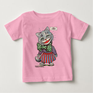 T-shirt Pour Bébé Laughing Cat, Louis Wain