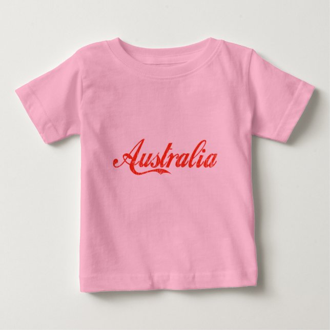 T-shirt Pour Bébé L'Australie vintage (Devant)