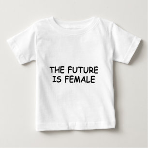 T-shirt Pour Bébé L'avenir est femelle