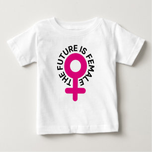 T-shirt Pour Bébé L'avenir est féminin