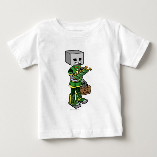 T-shirt Pour Bébé Lawyerbot Brightvale Joueur du personnel (Devant)