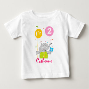 T-shirt Pour Bébé Le 2e anniversaire de Toddler