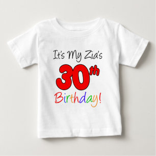 T-shirt Pour Bébé Le 30ème anniversaire de Zia