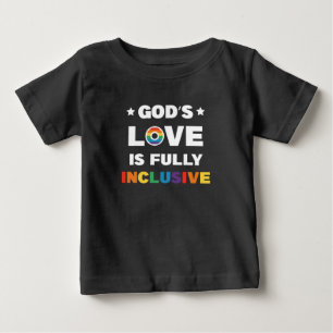 T-shirt Pour Bébé Le Amour de Dieu est entièrement inclusif Mois de