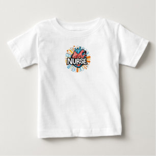 T-shirt Pour Bébé Le battement de coeur d'une infirmière