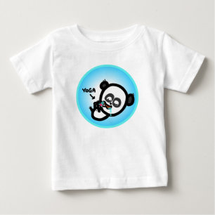 T-shirt Pour Bébé Le bébé Animé - panda de yoga