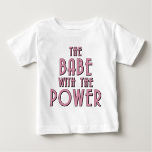 T-shirt Pour Bébé Le bébé avec la puissance