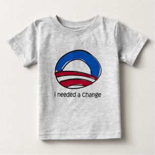 T-shirt Pour Bébé Le bébé d'Obama I a eu besoin d'un changement