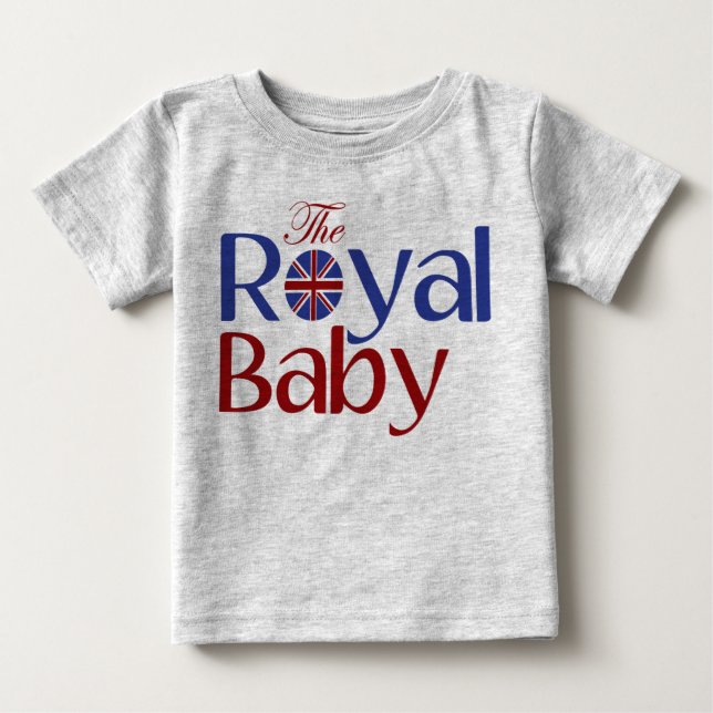 T-shirt Pour Bébé Le Bébé Royal (Devant)