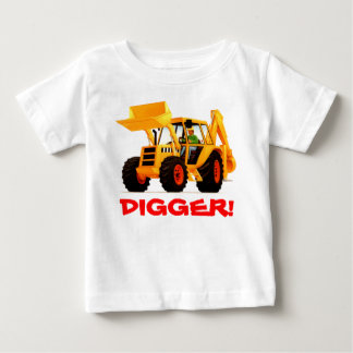 T-shirt Pour Bébé Le bêcheur jaune nommé fait sur commande de