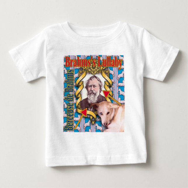 T-shirt Pour Bébé Le Berceau de Brahms (Devant)