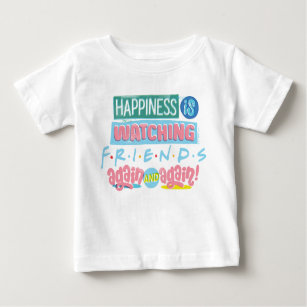 T-shirt Pour Bébé Le bonheur regarde les amis™ encore et encore