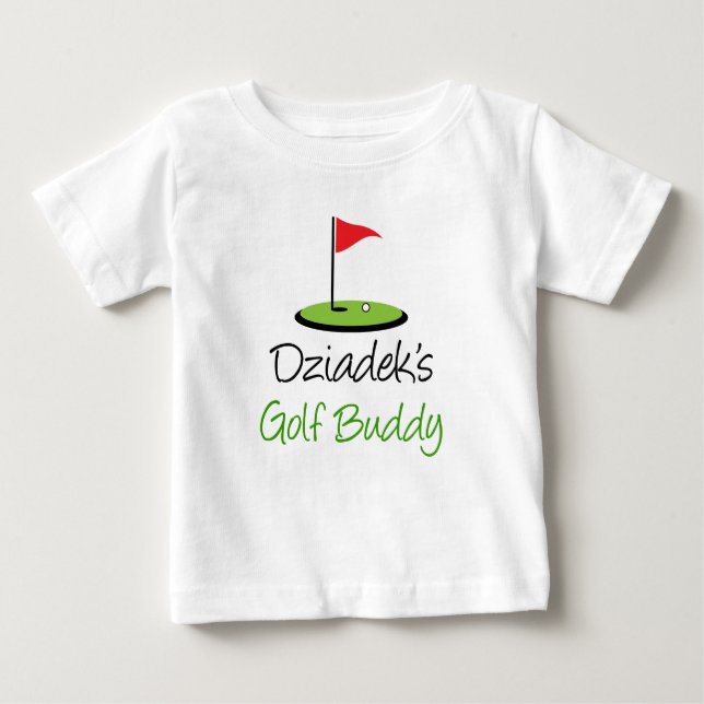 T-shirt Pour Bébé Le bouddha de golf de Dziadek (Devant)