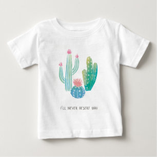 T-shirt Pour Bébé Le cactus de Bohème   je ne vous abandonnerai