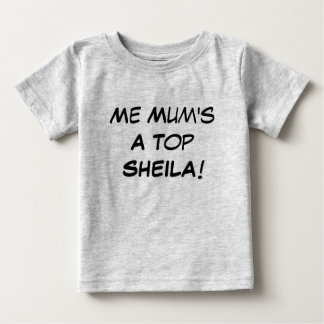 T-shirt Pour Bébé Le cadeau de bébé pour maman est une super Sheila,