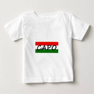 T-shirt Pour Bébé Le CAPO, capo signifie le PATRON ! en italien et