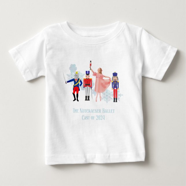 T-shirt Pour Bébé Le Cast Nutcracker 2024 (Devant)