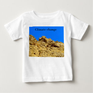 T-shirt Pour Bébé Le changement climatique s'occupe de l'environneme