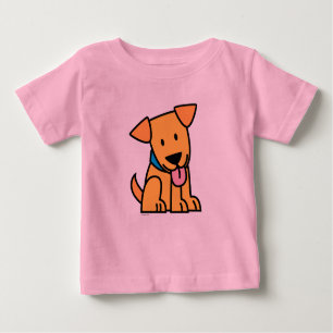 T-shirt Pour Bébé Le chiot de labrador retriever reposent le chiot