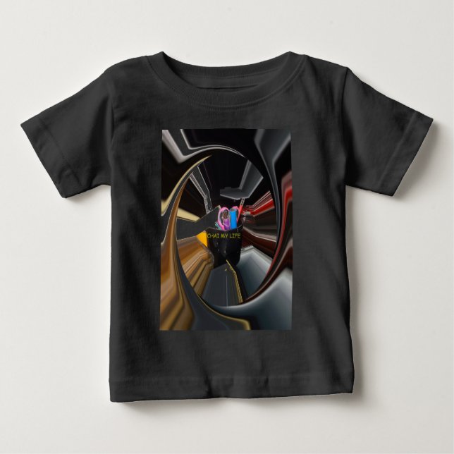T-shirt Pour Bébé Le cœur de l'agitation | Essentiel de bureau en ro (Devant)
