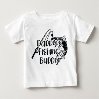 T-shirt Pour Bébé Le copain de pêche de papa