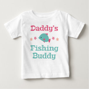 T-shirt Pour Bébé Le copain de pêche de papa